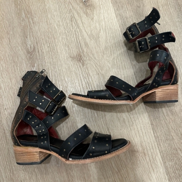 Freebird by Steven Black Studded Sandals - Picture 4 of 7